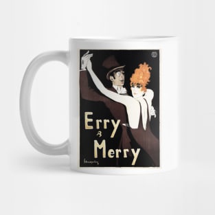 ERRY & MERRY 1922 by Walter Schnackenberg Ballroom Dancing Vintage German Art Mug